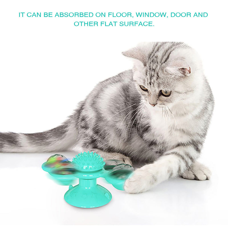 Windmill Funny Massage Rotatable Cat Toys