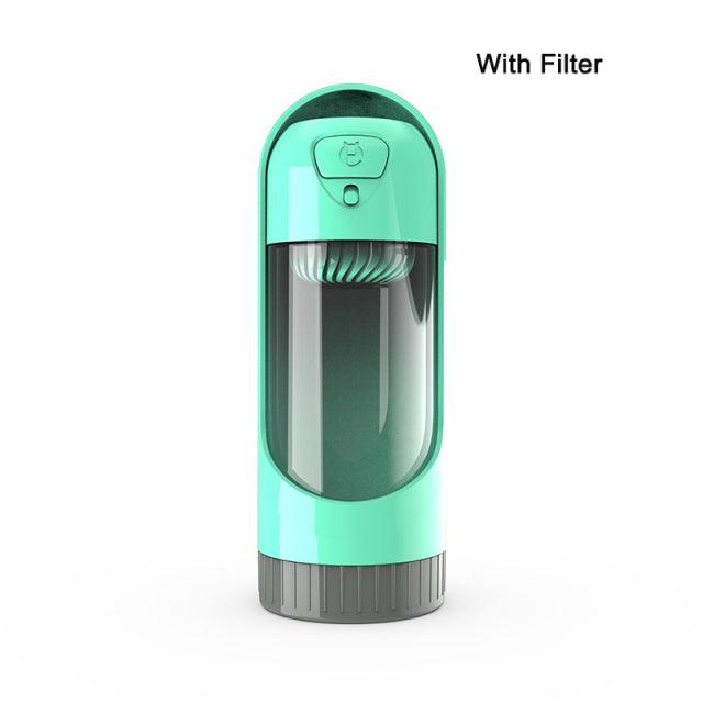 2 in 1 Portable Water Bottle for Dogs - fortunate pet