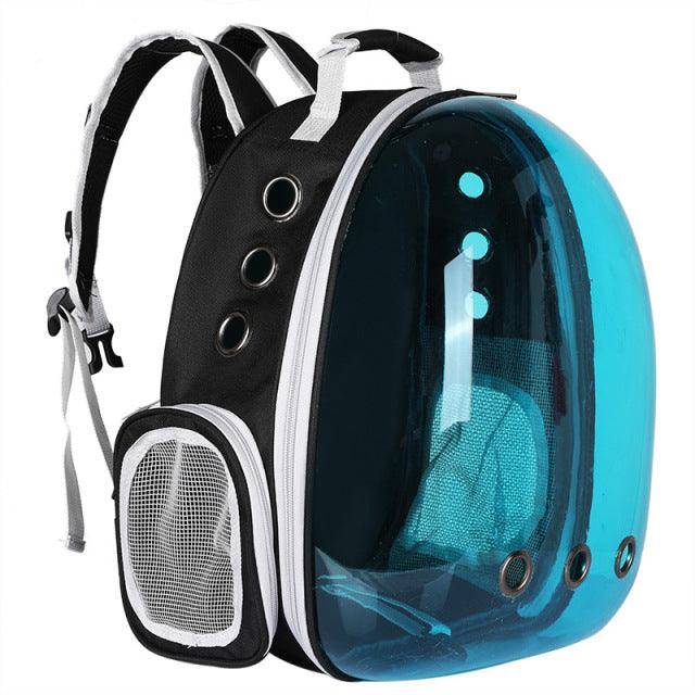 Pet Shoulder Breathable Transparent Backpack - fortunate pet