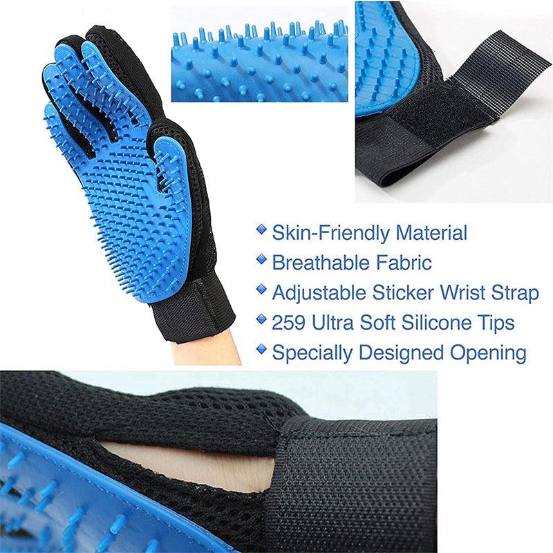 New Version Pet Grooming Gloves - fortunate pet